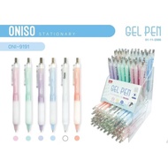 (New)2-Layer Slip-On Gel Pen oniso 0.5 Mm Press Model oni-9191 Sweet Colors Blue Bear Dries Quickly 
