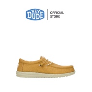 HEYDUDE รองเท้าลำลองผู้ชาย WALLY STRETCH CANVAS รุ่น 40700-2HV - CUMIN BROWN/STONE GREY
