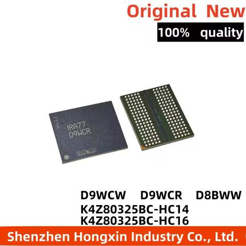 1 piece DDR6 1G VRAM K4Z80325BC-HC14 HC16 D9WCW D8BWW D9WCR BGA Memory Graphics Chip