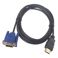 6 ft 1.8M Length HDMI-compatible Male to VGA Male Cable Male HD15 Adapter port to VGA / RCA port Cab