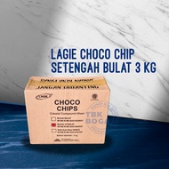 Lagie Choco Chip (3 kg) Half Circle Round Chocolate Sprinkles