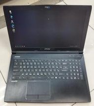 微星MSI WE62-7RJ高階繪圖工作站筆電【i7-7700HQ，16G，Quadro M2200專業繪圖卡】