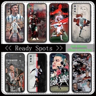 TPU Cover Black Soft Case Samsung Galaxy A06 A16 S24 Fe S24Plus S24Ultra 132F Cristiano Ronaldo Phon