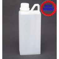 Empty 1 liter jerry can bottle
