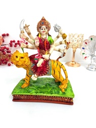 INDIA MADE PREMIUM QUALITY DURGAI AMMAN STATUE FOR HOME PRAYERS GOOD FINISH 21cm ST552