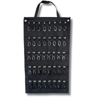 Versatile Roll-Up Key Storage Box Weatherproof Portable Storage Box Holds 40 Keys Security Hook for