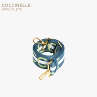 COCCINELLE สายสะพายไหล่ผู้หญิง รุ่น NASTRO SHOULDER STRAP 68C501 สี MULTI DEEP BLUE/DEEP BLUE