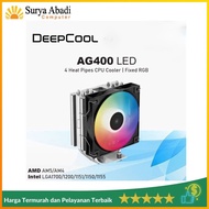 Original DeepCool AG400 LED Processor Fan (Removable RGB)