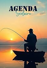 Agenda Scolaire Pêche: Organisateur et Planificateur Journalier 1 Jour par page - Format A5 (French