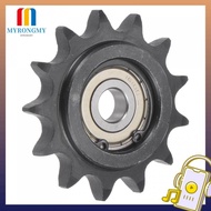 MYRONGMY Chain Idler Sprocket, C45 Carbon Steel 10mm Bore 1/2" Pitch Convex Idler Gear, Durable 13 T