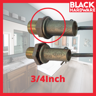 Black Hardware City Brass Water Flow Toilet Tank Pool Inlet Float Valve Kepala Pipe Paip Air Tandas 