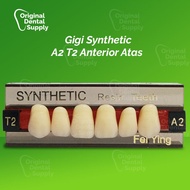 dental gigi palsu atas depan synthetic A2