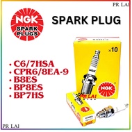 NGK PLUG C7HSA BP7HS B8ES CPR6 8 EA 9 BP8ES  EX5 LC135 Y15 Y125 RXZ KRISS SMASH SRL LAGENDA