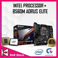 GIGABYTE B560M AORUS Elite B560 LGA1200 MOTHERBOARD + Intel 10TH / 11TH GEN CORE I3 / I5 / I7 / I9 C