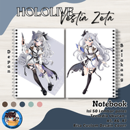note book hololive vestia zeta / notebook hololive vestia zeta / buku catatan hololive vestia zeta