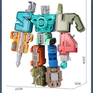 0-9 Transformers Number Robot Toys 10 Pcs Digital Assembly Toys Educational Digital toys Car Toys Gi
