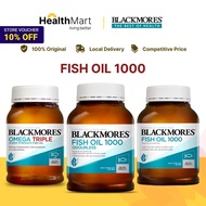 [SG] Blackmores Fish Oil 1000 Odourless / Original / Omega Triple Super Strength/ Omega Mini Concentrate, Capsules