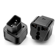 IEC C14 Male to Universal UK US Socket PDU UPS power converter C14 to 3 pin socket Power plug socket
