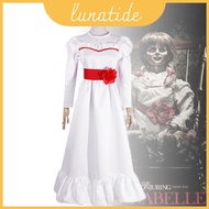 Annabelle Creation Elegant White Halloween Dress - Perfect for Cosplay