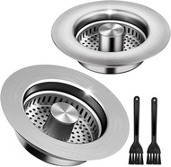 Kitchen Sink Drain Strainer  3  Combination  1 -  Pop-up Sink Stopper 304  Stainless Steel Sink Drai