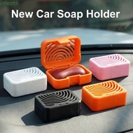 ORIENMY Car Deodorizing Soap Dish, Breathable with Lid Car Soap Box, Practical Simple  Printing Adva