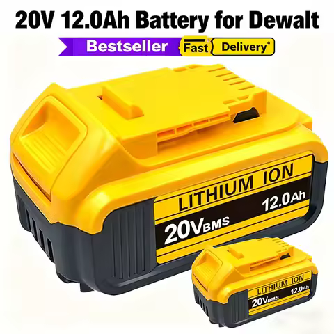 100% new for Dewalt 20V Battery, 2AH 6AH 8AH Rechargeable Lithium Ion Battery, for Dewalt DCB200 Pow