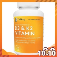 Dr. Berg's D3  K2 Vitamin D3 K2 Supplement w Purified Bile