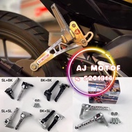 RSX150 RS150 SRL115 115FI REAR FOOTREST + BRACKET HONDA RS150R RSX SRL 115 FI MUFFLER RACING SCREW P