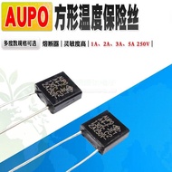 AUPO Square Thermal Fuse 1/2/3/5/10A 84~102~115~130~150 Degrees A0-F