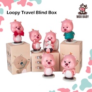 🐮Moo Baby Loopy Blind Box Toy Figure Blind Box Murah Set Loppy Cute Table Decoration Kereta Loopy 盲盒