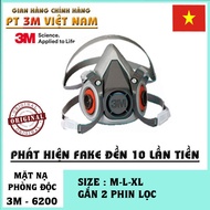 3m 6200 Gas Mask (NOT FILLED)