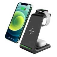 Wireless Charger for Samsung 3 in 1 Fast Wireless Charging Station Stand for Galaxy Watch 4/3/Active2/Gear S3,Samsung S2