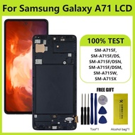 Amoled Screen for Samsung Galaxy A71 A715 A715F LCD Display Digital Touch Screen with Frame for Sams