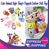[iRojak] Happy Monkey Animals Finger Puppets Story Telling Montessori Toy 手指玩偶 Patung Jari - BT42