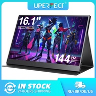 UPERFECT 144Hz Portable Gaming Monitor 16.1 "500Nits 1080P FHD HDR External Second Screen สำหรับ Raspberry Switch X PS5แล็ปท็อป