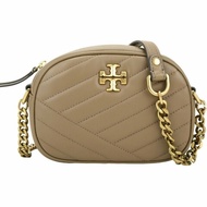 TB toryburch Kira專櫃款 灰棕色/奶茶色/可可灰 小款斜背相機包 全新（2025流行色）