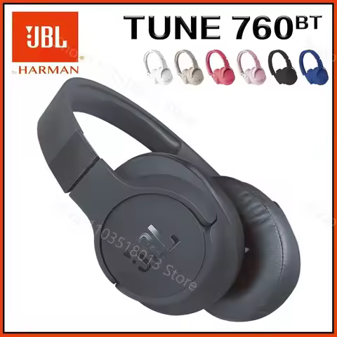 Original JBL Tune 760NC Foldable Over-Ear Wireless Headphones with Active Noise Cancellation JBL T76