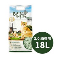 貝莉 3.0mm 豆腐貓砂 綠茶味 18L - 原裝行貨 | 貓砂 貓沙 貓沙 豆腐砂 Bella & Molly's
