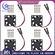 4PCS Brushless CPU Cooling Fan Heatsink Cooler Radiator 3.3V 5V for Raspberry Pi4 Pi3 B+, Pi 3, Pi 2