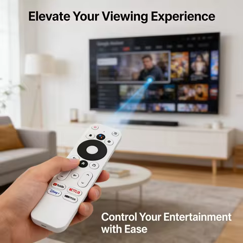 Voice Remote Control Replacement For MECOOL KM2 KM2 PLUS for ONN Android 4K UHD TV Box Bluetooth-com