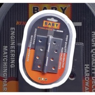 Genuine Stainless Steel Hinge 4" 3" (3 Pieces With Nuts) With Nuts Door Window