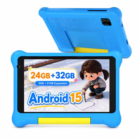 New KB09 7‑inch Children Tablet A333 5‑Core Processor 24(3+21)GB Virtual‑Expanded RAM 32GB Storage A
