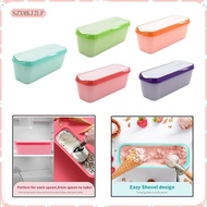 [szxmkj2lp] Ice Cream Container Versatile Large for Homemade Ice Cream Reusable Storage Container fo