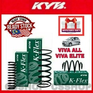 K-FLEX PERODUA VIVA , VIVA ELITE FRONT / REAR STANDARD COIL SPRING K-FLEX KAYABA KYB SUSPENSION ORIG