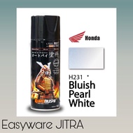 SAMURAI H231* HONDA BLUISH PEARL WHITE Motorcycle Colour Spray Paint 400ml ( SAMURAI PAINT SPRAY / S