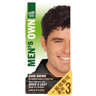 Hennaplus Herbal Men's Natural Color Hair Dye-Dark Brown