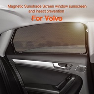 Car Window Sunshade for Volvo XC40 S40 S60 S80 S90 V40 Window Curtains Sun Protection Anti-Mosquito 