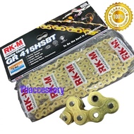RKM RACING CHAIN GR415HSBT GOLD HEAVY DUTY 415-132
