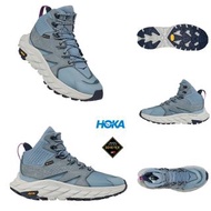 女裝size US5.5 to 10.5 HOKA ONE ONE ANACAPA Mid Gore-tex/GTX/goretex Women's Hiking Shoes COLOR: Blue