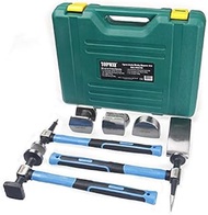 TOPWAY 4542230 Body Dent Set 7-Piece Repair Kit for Bodywork, Hammer and Doll Set Professional with 